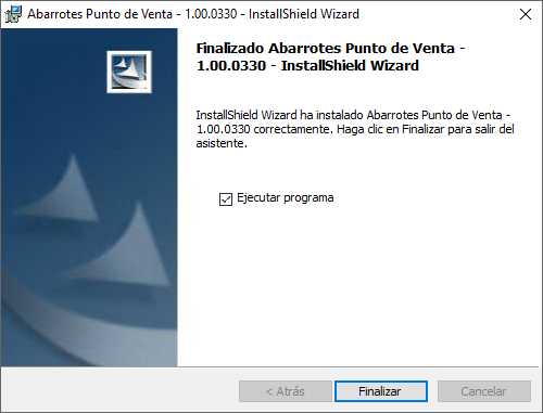 Finalizado Abarrotes Punto de Venta - Instalando AbarrotesPDV
